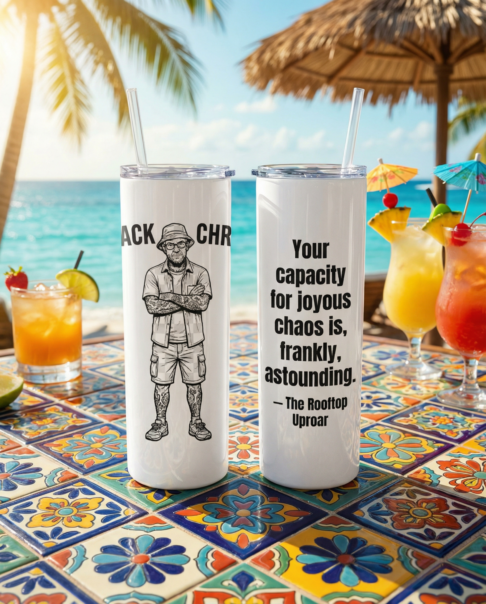 Crackerjack Chronicles Stainless Steel Tumbler – Explorer Edition - View 3