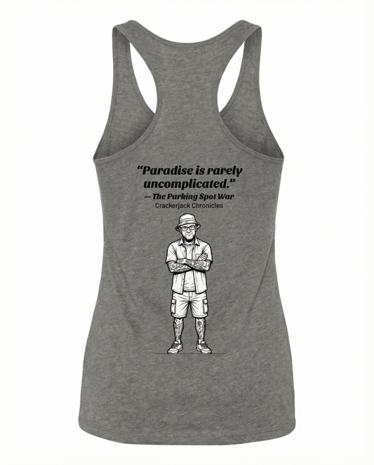 Crackerjack Chronicles Women's Premium Racerback Tank - View 1