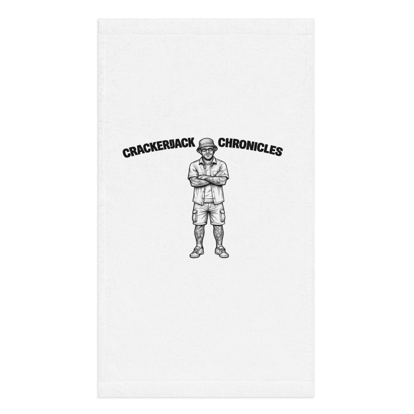 Hand towel - Crackerjack Chronicle soft absorbent towel for bathroom or kitchen, quick-drying fabric, durable for everyday us