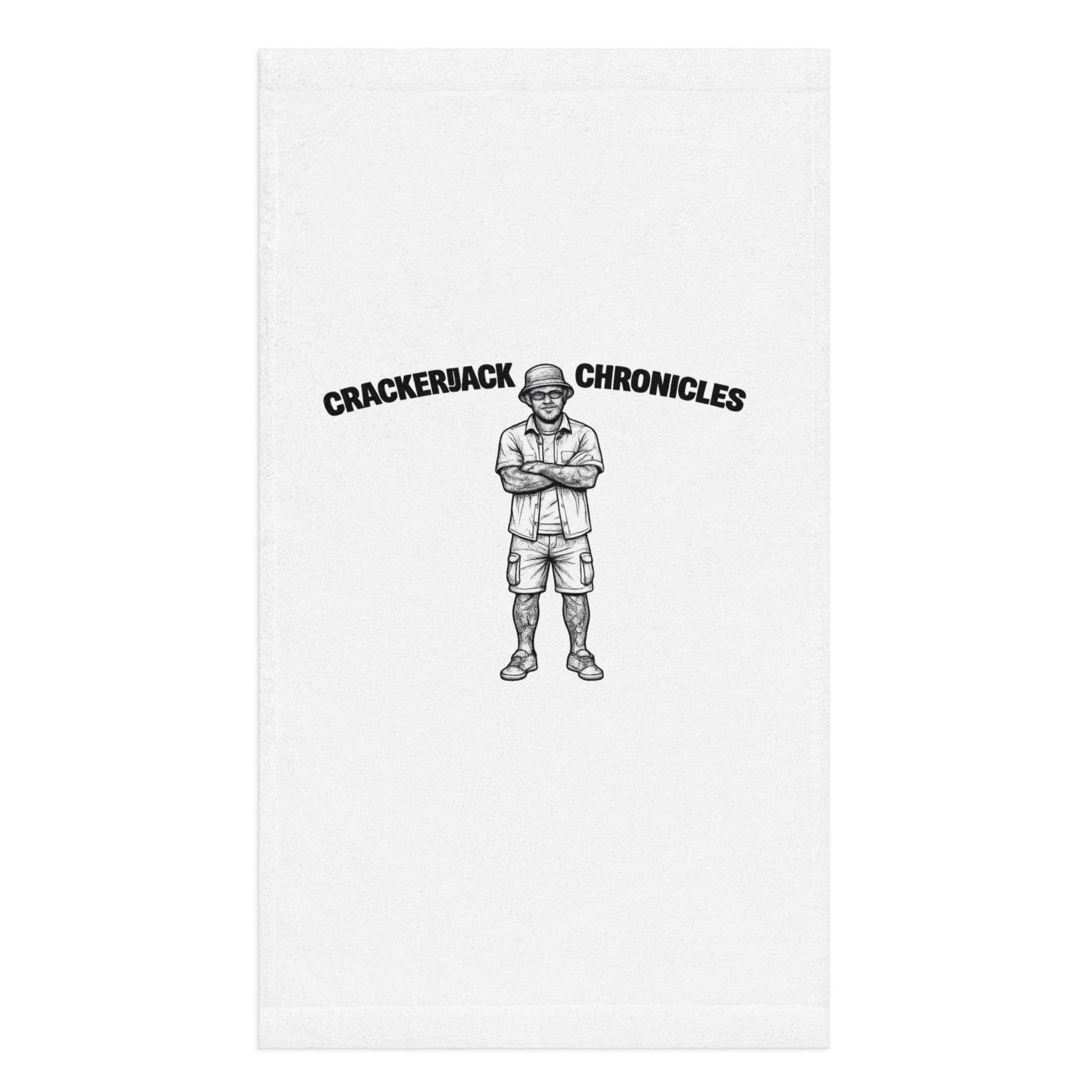 Hand towel - Crackerjack Chronicle soft absorbent towel for bathroom or kitchen, quick-drying fabric, durable for everyday us