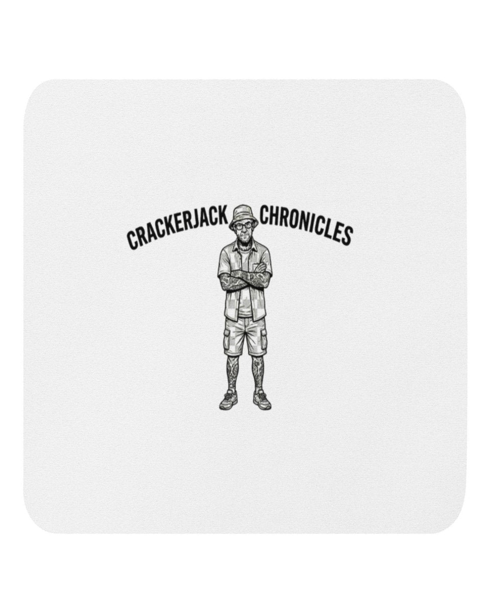 Mouse pad - Crackerjack Chronicle smooth tracking surface, durable build, clean look for work, home office, gaming.