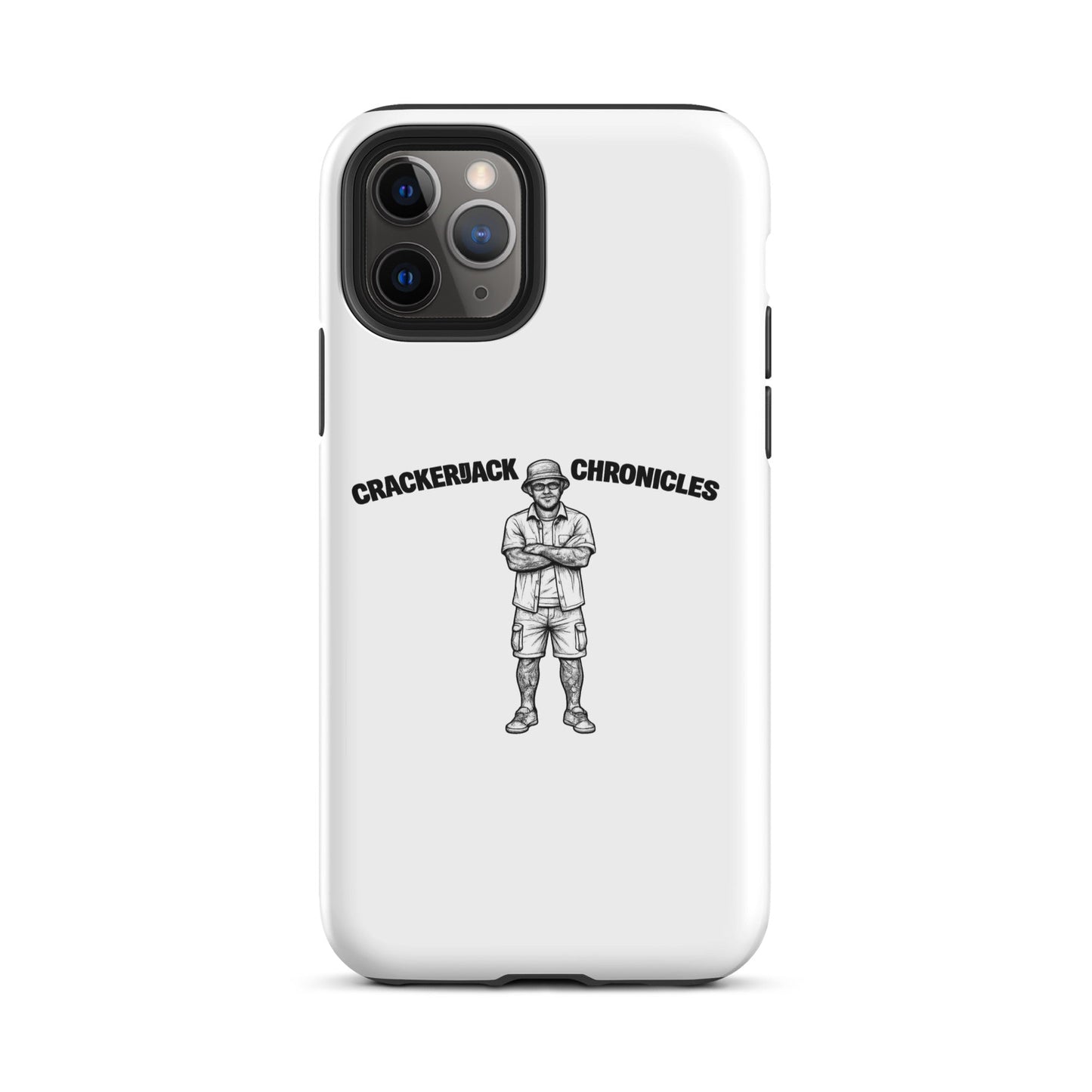 Tough case for iPhone® - Crackerjack Chronicle impact-resistant case with slim grip, raised edges, and daily drop protection.