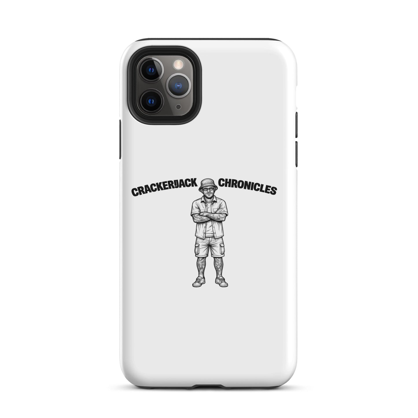 Tough case for iPhone® - Crackerjack Chronicle impact-resistant case with slim grip, raised edges, and daily drop protection.