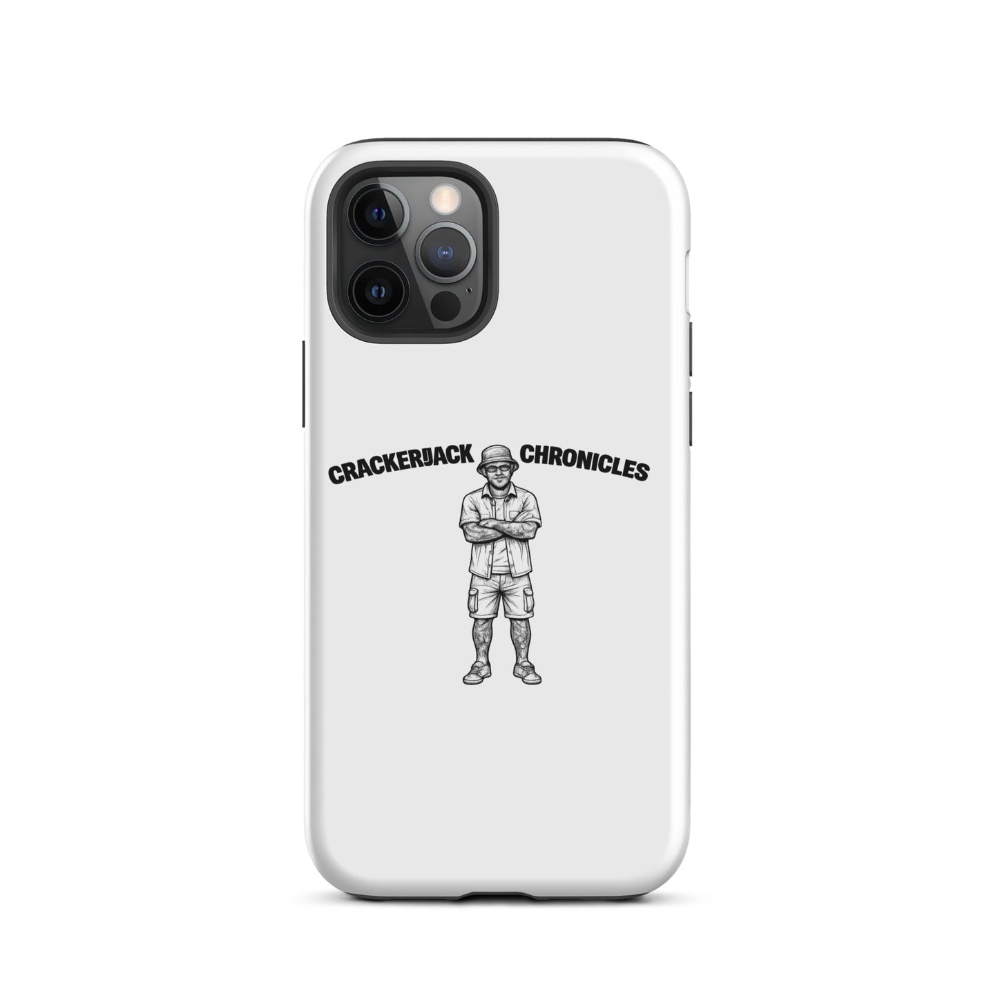 Tough case for iPhone® - Crackerjack Chronicle impact-resistant case with slim grip, raised edges, and daily drop protection.