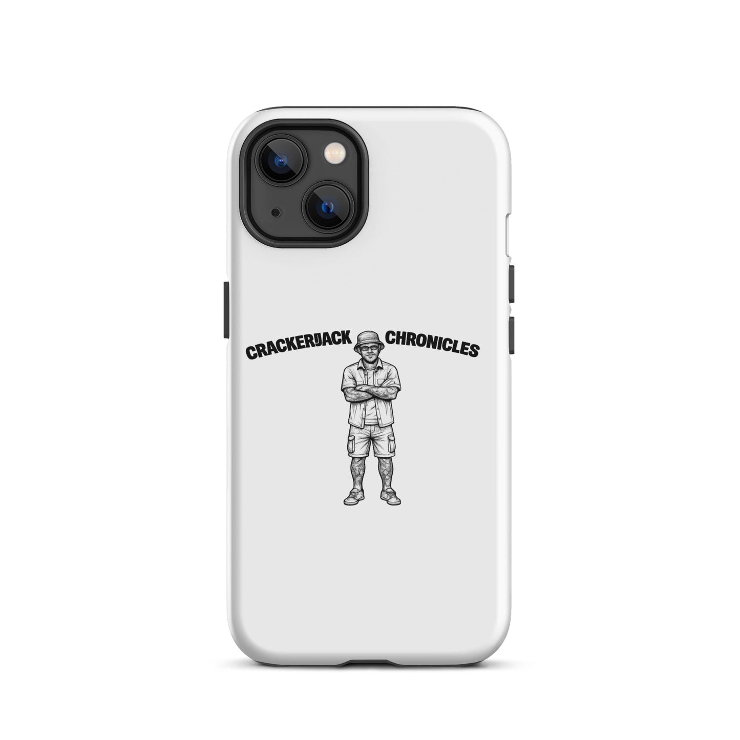 Tough case for iPhone® - Crackerjack Chronicle impact-resistant case with slim grip, raised edges, and daily drop protection.
