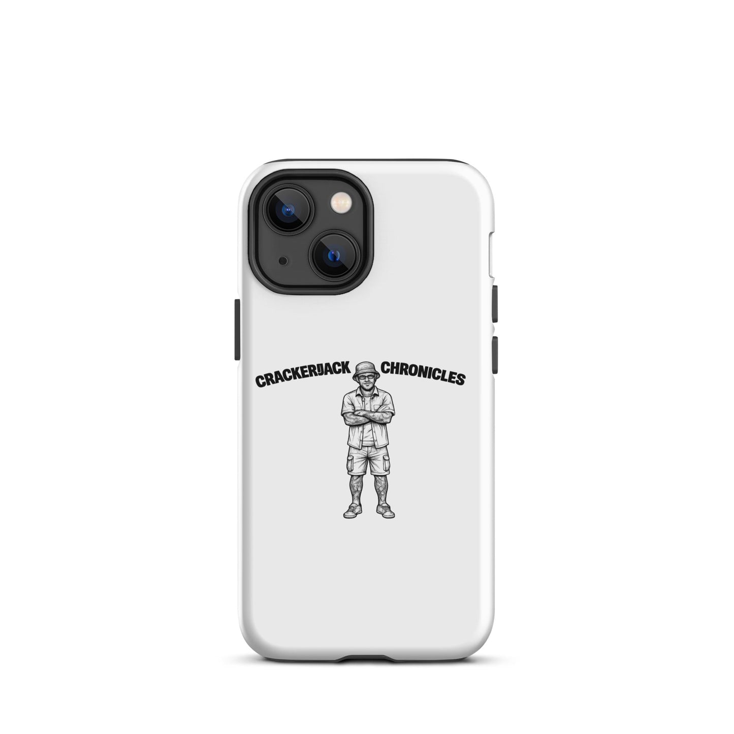Tough case for iPhone® - Crackerjack Chronicle impact-resistant case with slim grip, raised edges, and daily drop protection.