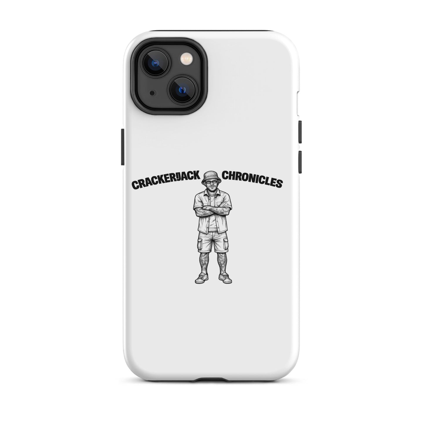 Tough case for iPhone® - Crackerjack Chronicle impact-resistant case with slim grip, raised edges, and daily drop protection.