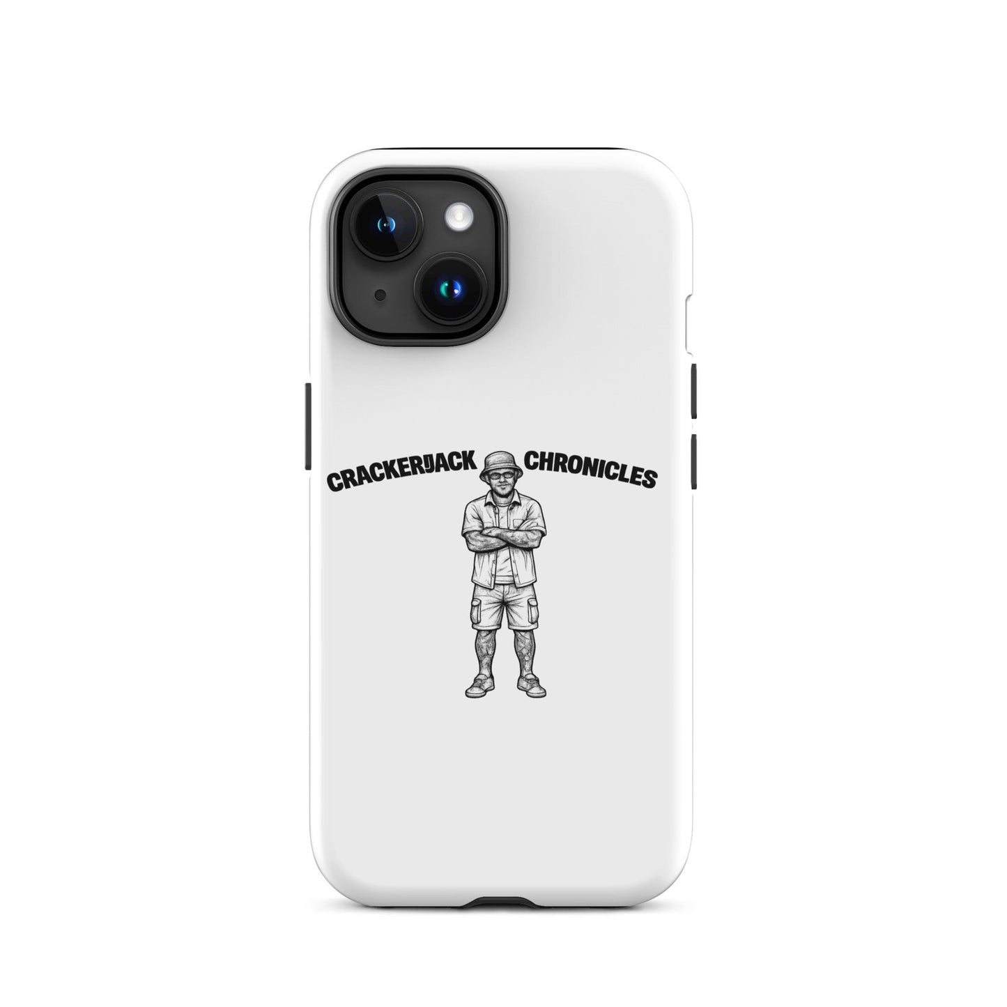 Tough case for iPhone® - Crackerjack Chronicle impact-resistant case with slim grip, raised edges, and daily drop protection.