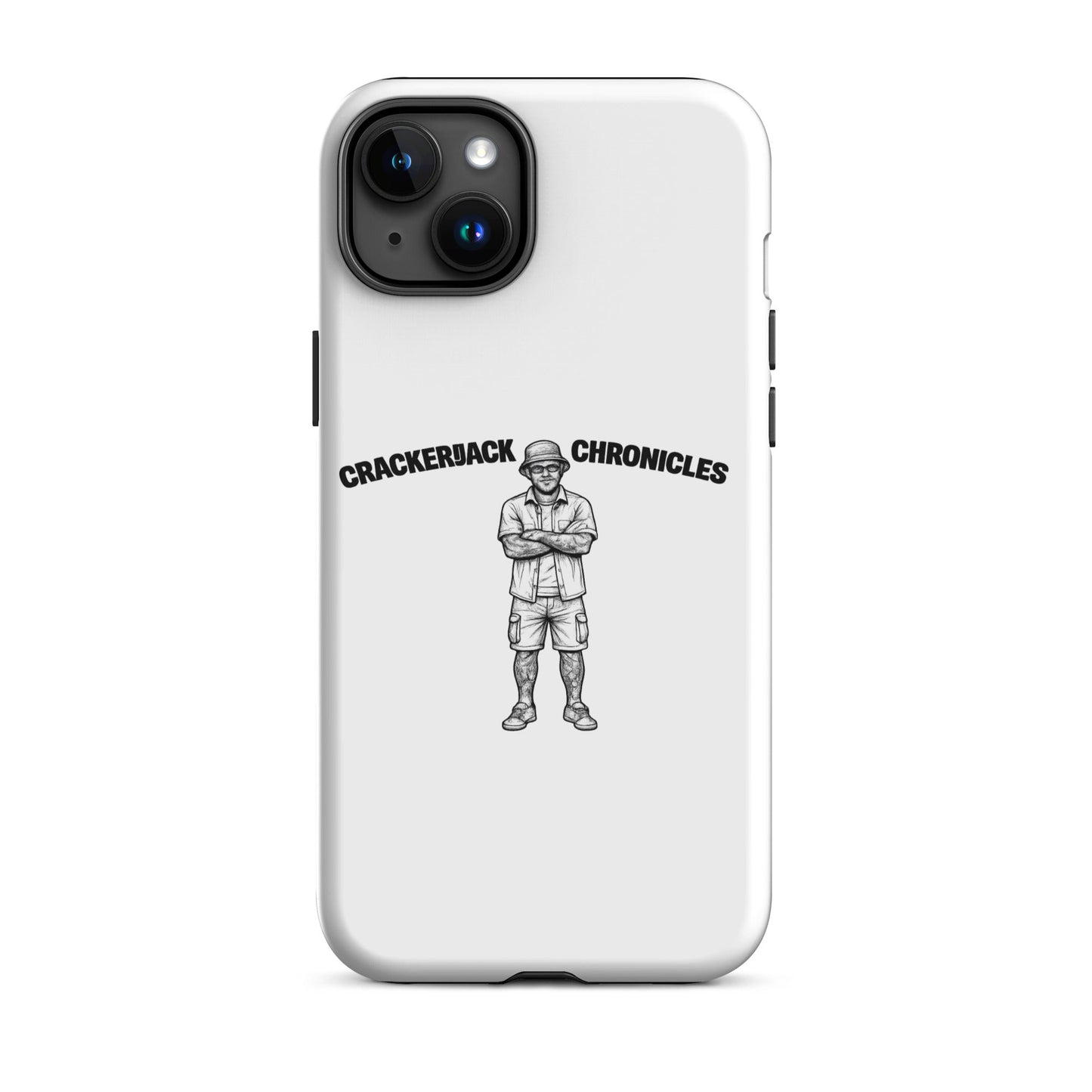 Tough case for iPhone® - Crackerjack Chronicle impact-resistant case with slim grip, raised edges, and daily drop protection.