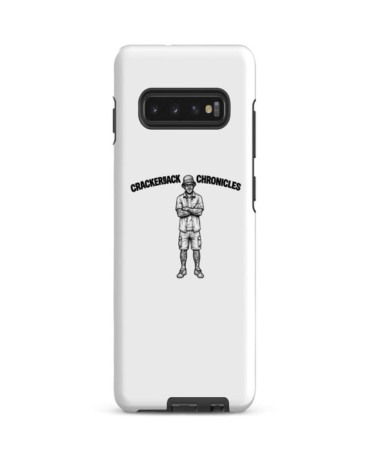 Tough case for Samsung® - Crackerjack Chronicle durable impact-resistant phone case with slim grip and drop protection.!