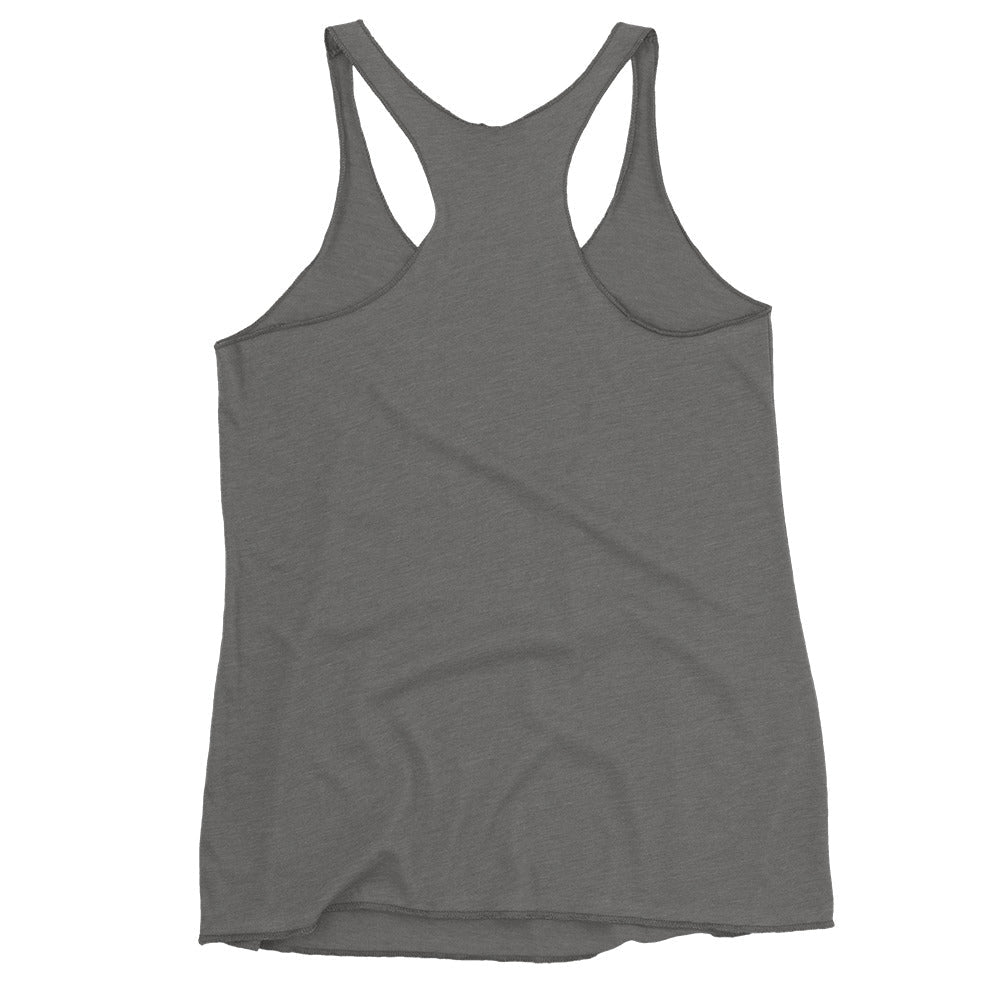Women’s racerback tank - Crackerjack Chronicle: lightweight breathable racerback top for workouts, layering, and summer wear.